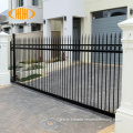 galvanized black powder coating iron gates sliding prices